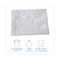 Boardwalk 60 gal Trash Bags, 38 in x 58 in, 0.9 mil, White, 100 PK BWKW3858X - alternate 2
